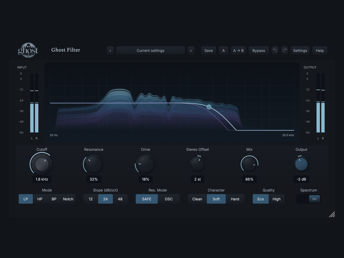 Ghost Filter plugin